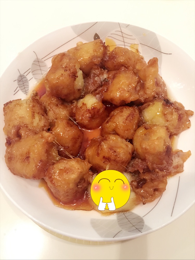 拔丝香蕉的做法图解5