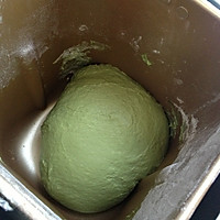 抹茶蜜红豆切片面包--面包机版的做法图解13