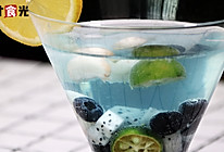 山竹蓝莓潘趣酒的做法
