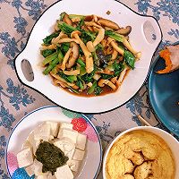 素菜首选这道菜『双菇炒小白菜』的做法图解5