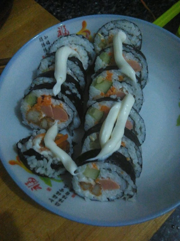 紫菜包饭，鸡柳包饭