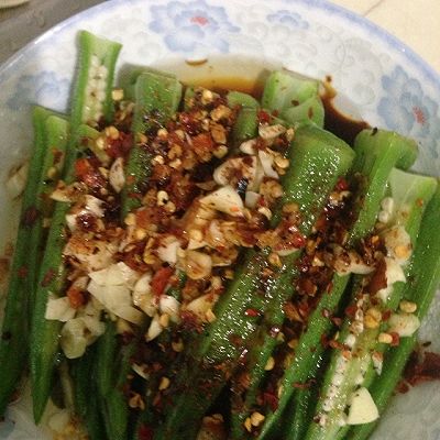 凉拌秋葵