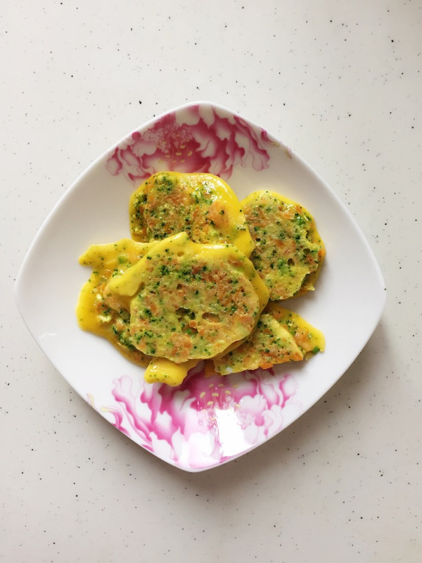 杂蔬虾仁鸡蛋饼（宝宝辅食）