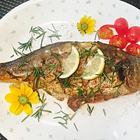 柠檬汁香烤黄鱼的做法图解2