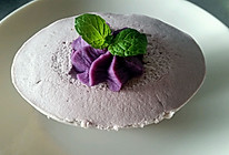 紫薯豆腐花蛋糕的做法
