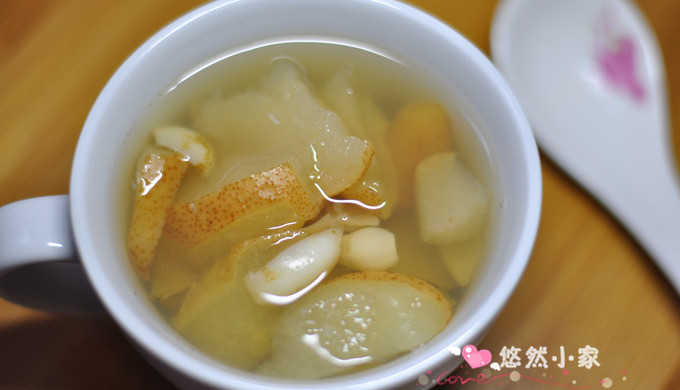 百合梨甜汤