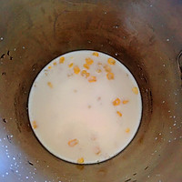 玉米牛奶汁的做法图解3