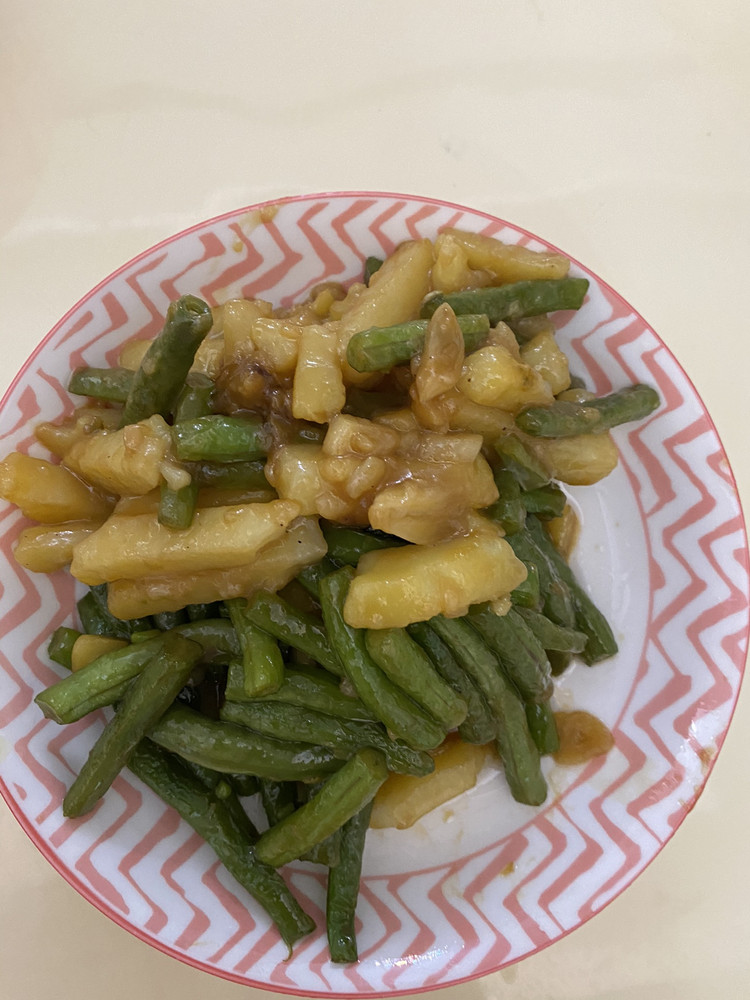 架豆王炒土豆的做法