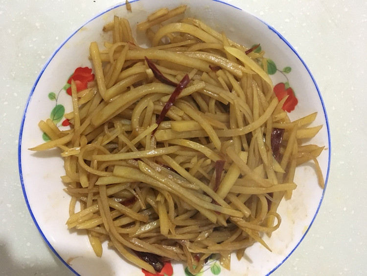 酸辣土豆丝的做法