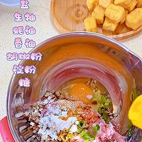 豆腐泡酿肉的做法图解4