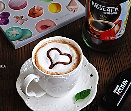 #变身咖啡大师之爱心卡布基诺的做法