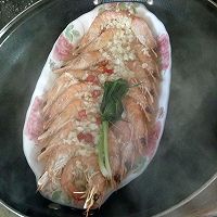蒜蓉蒸对虾的做法图解2