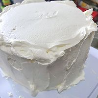 #令人羡慕的圣诞大餐#奶油圣诞蛋糕的做法图解18