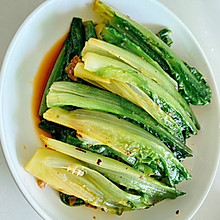 豆豉鲮鱼炒油麦菜