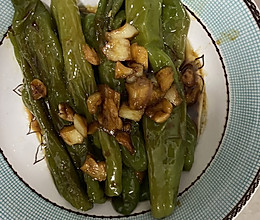 电饭锅版虎皮青椒的做法