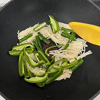 金针菇炒牛肉的做法图解9