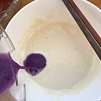 营养辅食-紫薯肉松软饼的做法图解3