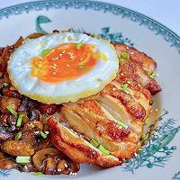 减脂午餐！鲜嫩多汁的川味鸡排饭的做法图解2