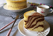 斑马纹酸奶蛋糕的做法