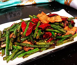 #营养小食光#下饭神器干煸豇豆#非油炸更健康的做法