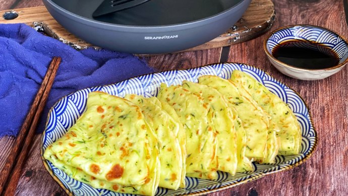 黄瓜鸡蛋饼（摊咸食）