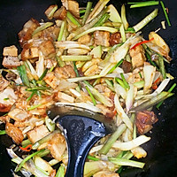 荞头炒烧肉的做法图解4