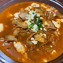 韩式泡菜五花肉豆腐