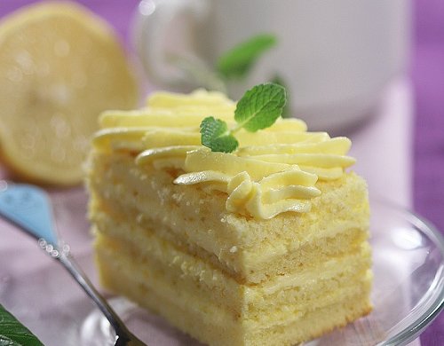 柠檬奶油蛋糕