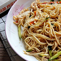 鸡丝拌面#福临门暖冬宴幸福面#的做法图解13