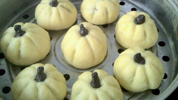蜜豆南瓜包
