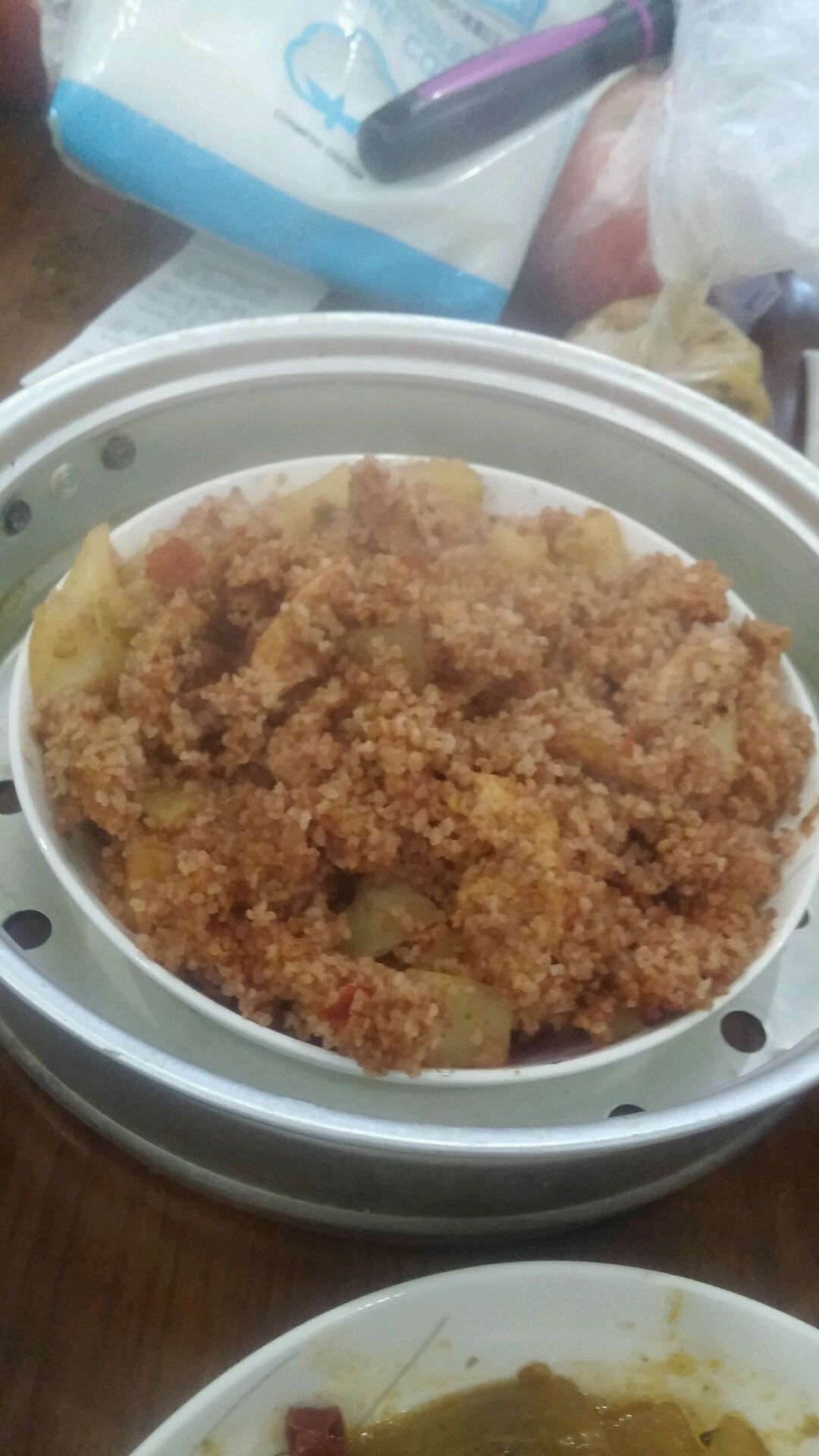 土豆蒸鸡胸肉的做法图解4