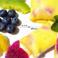 蛋糕火龙果班戟#豆果6周年生日快乐#的做法图解11