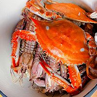 大锅蒸海鲜的做法图解6
