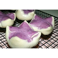 紫薯开花馒头＃发现粗粮之美＃的做法图解3