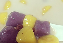 Q弹紫薯芋圆西米露的做法