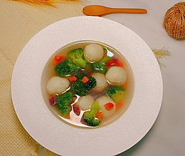时蔬鱼丸汤、增强免疫力的做法