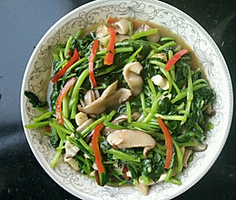 青菜香菇的做法