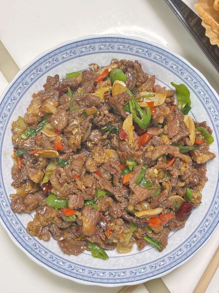 小炒黄牛肉的做法