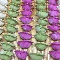 豆腐三色水饺的做法图解3