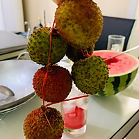 超简单的夏日饮品～西瓜荔枝气泡水～颜值巨高的做法图解5