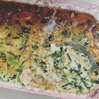 菠菜减脂餐「菠菜鸡蛋虾皮」的做法图解6