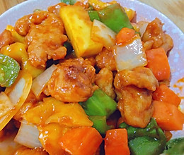 芒果菠萝鸡的做法
