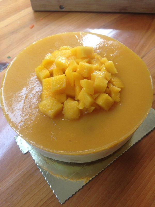 芒果果冻芝士蛋糕（两磅）