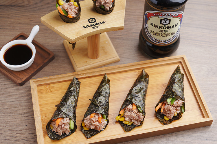 夏日简餐，你可以试试这款寿司——金枪鱼罐头手卷寿司的做法