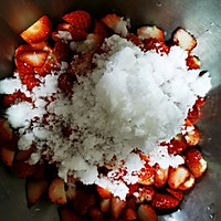 #憋在家里吃什么#大果粒草莓果酱的做法图解4