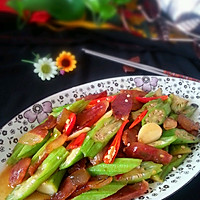 腊味烩秋葵的做法图解10