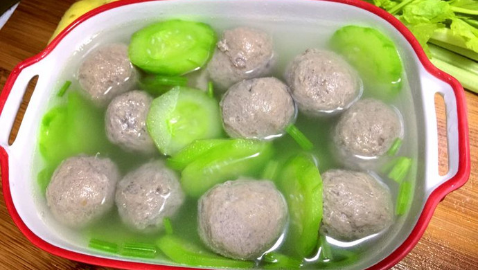 简单清爽牛肉丸汤