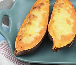 秋天的第一份甜品——蛋香芝士焗红薯的做法