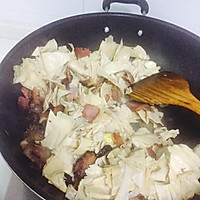 笋衣烧熏肉的做法图解3