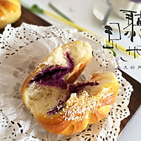 紫薯花朵面包的做法图解14